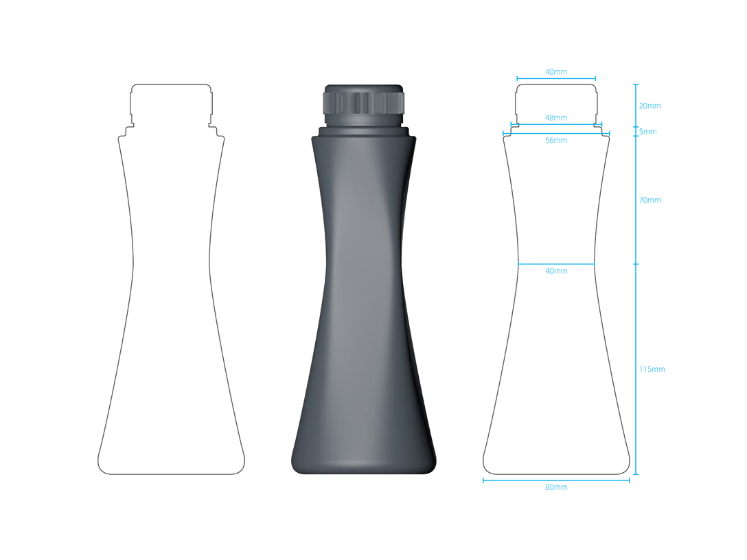 天然矿泉水瓶型包装设计图2