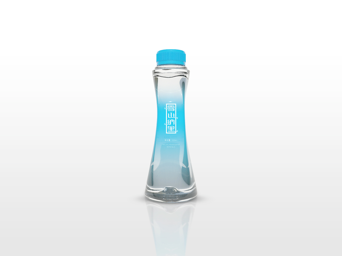 天然矿泉水瓶型包装设计图3