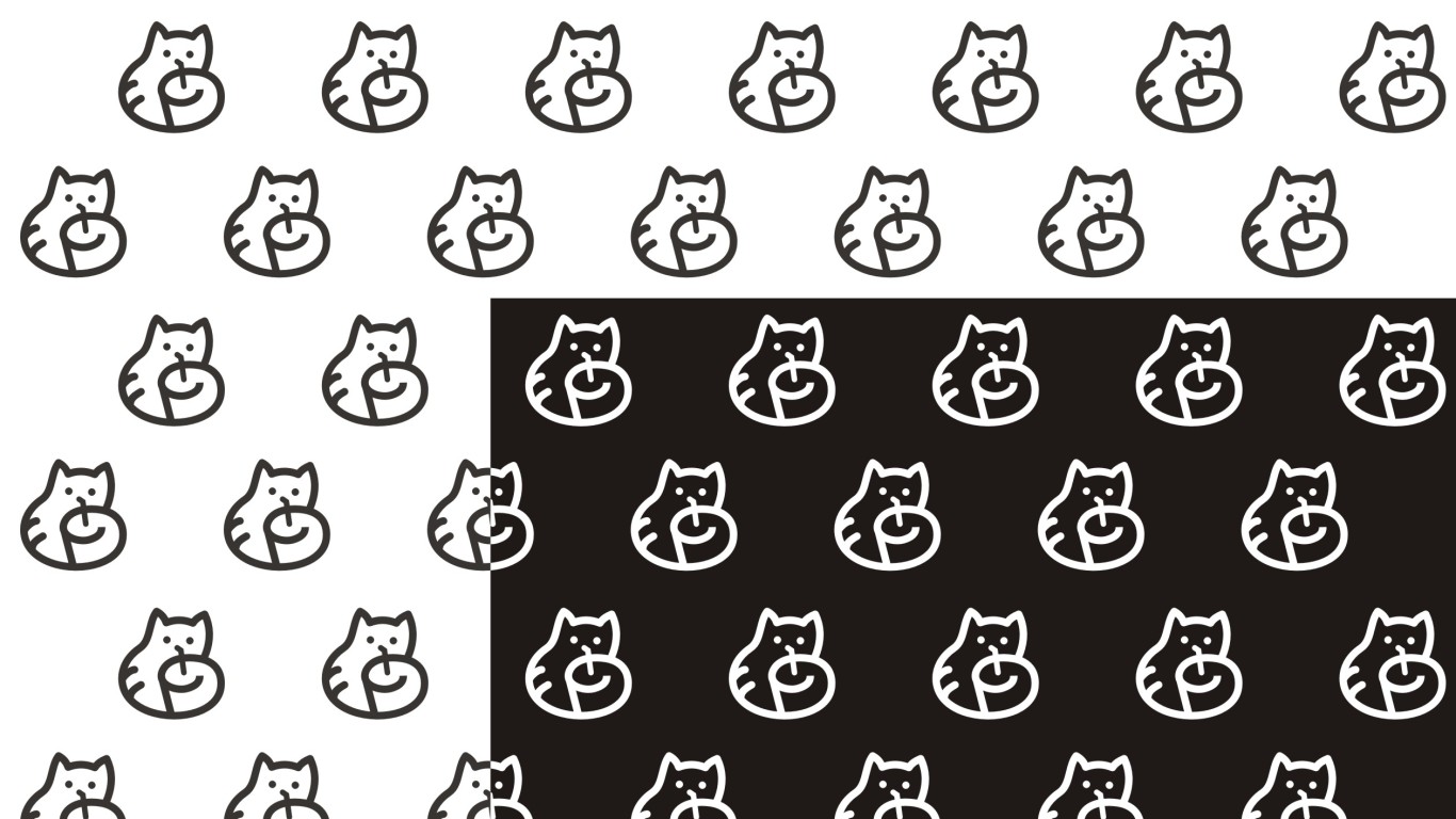 祝島貓餐飲品牌LOGO設計中標圖4
