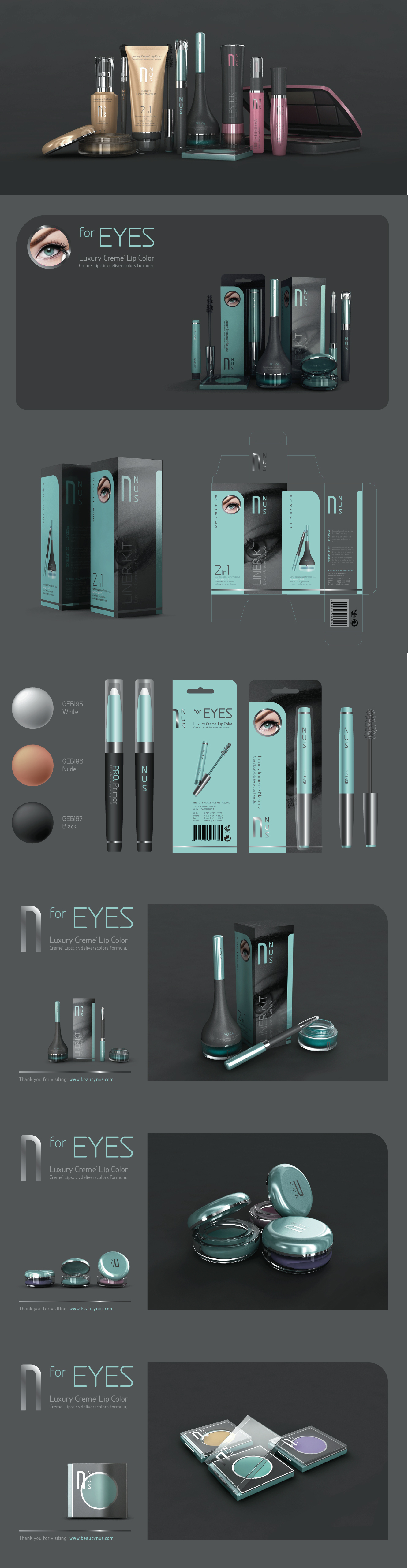 NUS彩妆包装设计图0
