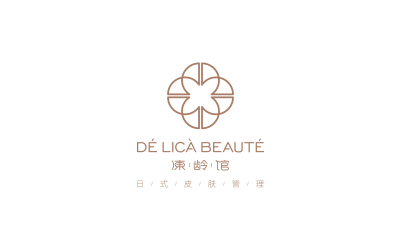 凍龄馆美容院 化妆品logo设计
