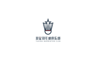 羽星羽毛球培训机构品牌logo