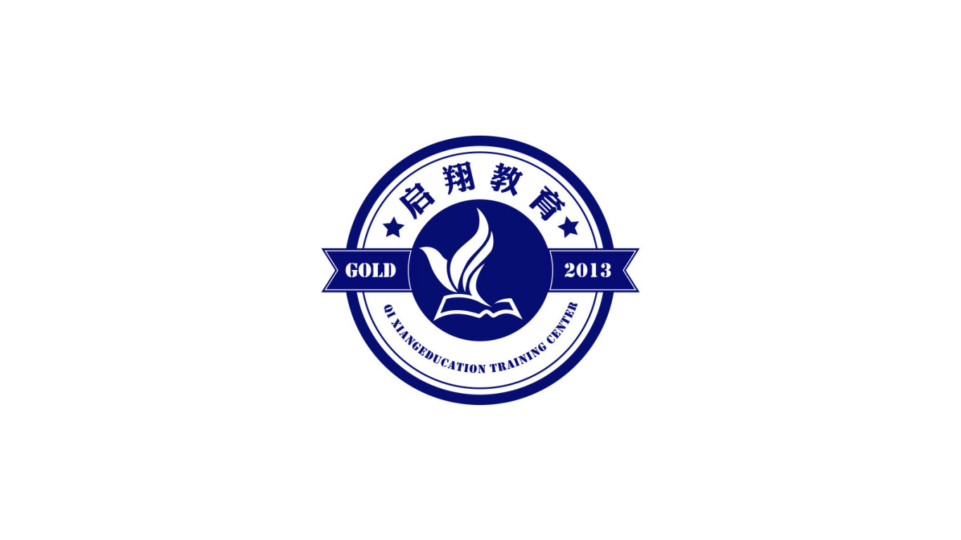 启翔教育公司logo设计