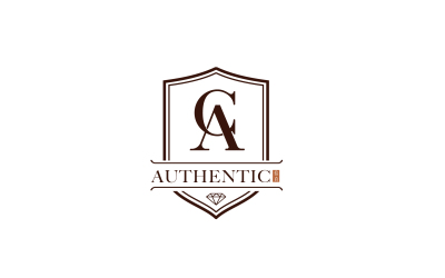 Authentic拾真品牌logo設計