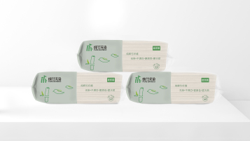 純竹無染抽紙品牌包裝設計