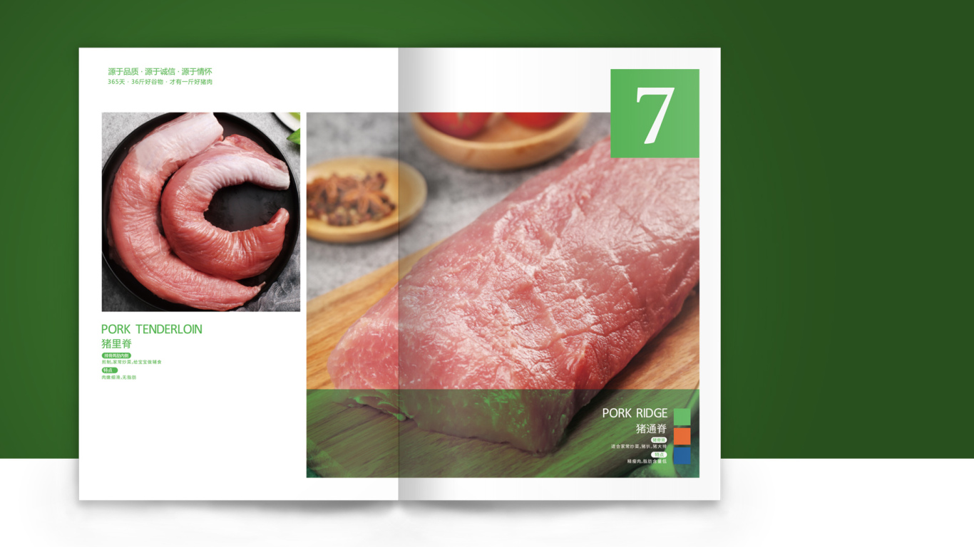 三源霸土猪肉品牌画册设计中标图3