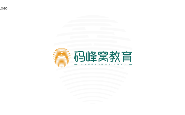 码峰窝教育品牌logo设计