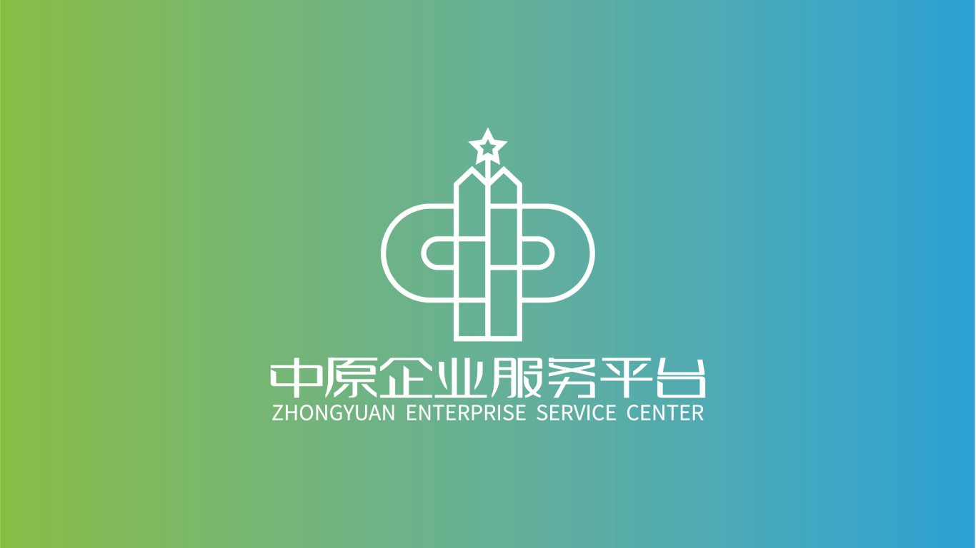 中原企业服务平台品牌标志设计图0