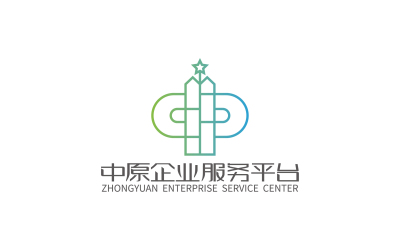 中原企業服務平臺品牌標志設計
