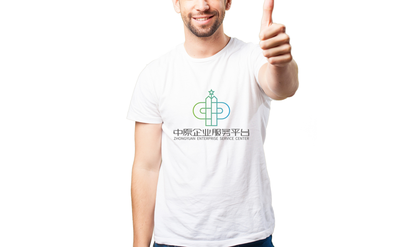 中原企业服务平台品牌标志设计图3