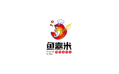 鱼嘉米品牌标志设计