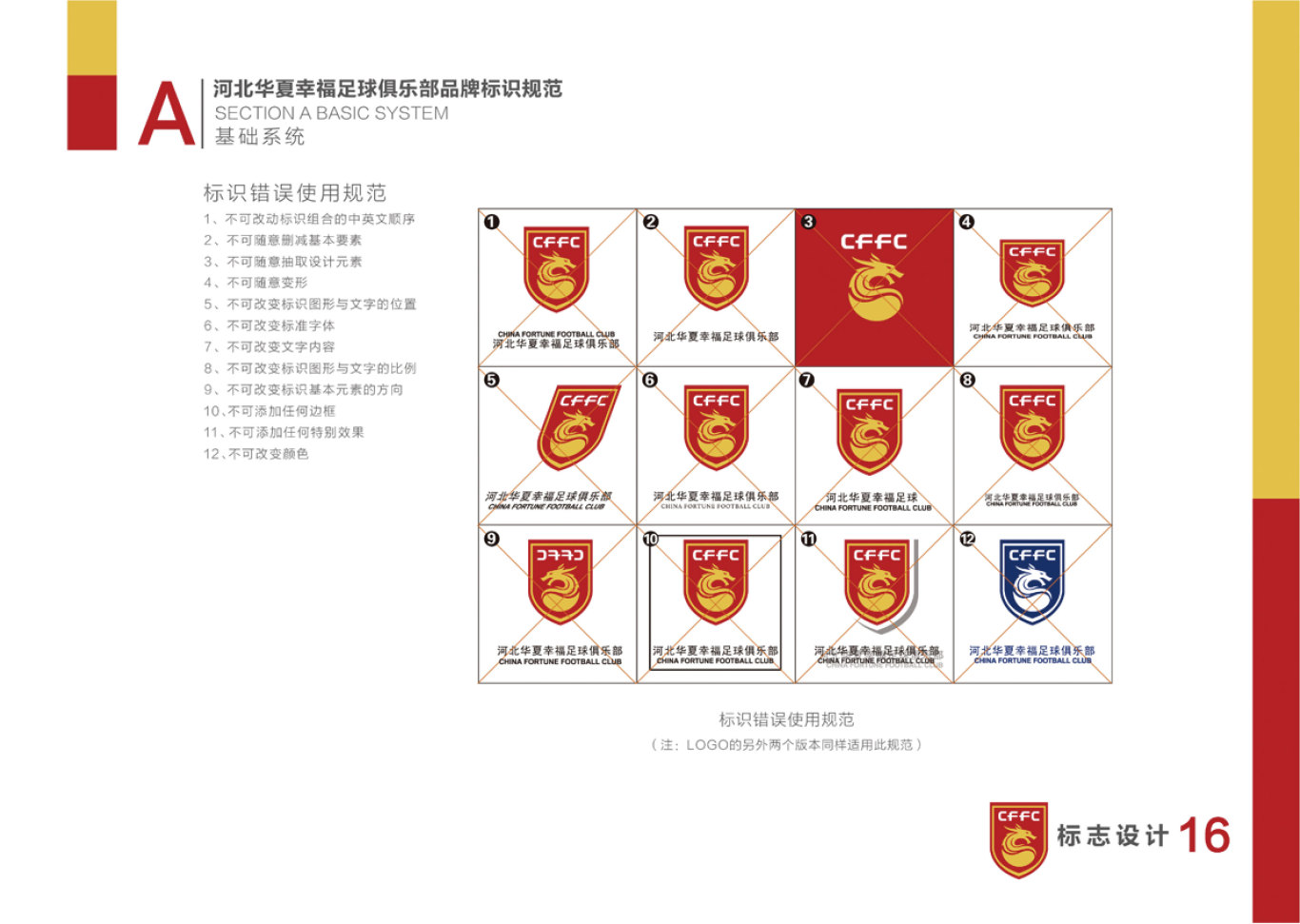 河北华夏幸福足球俱乐部LOGO和VI设计图16