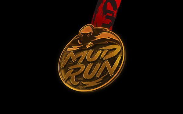 mun run 泥泞跑 奖牌设计