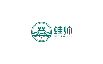 蛙帥 logo設計