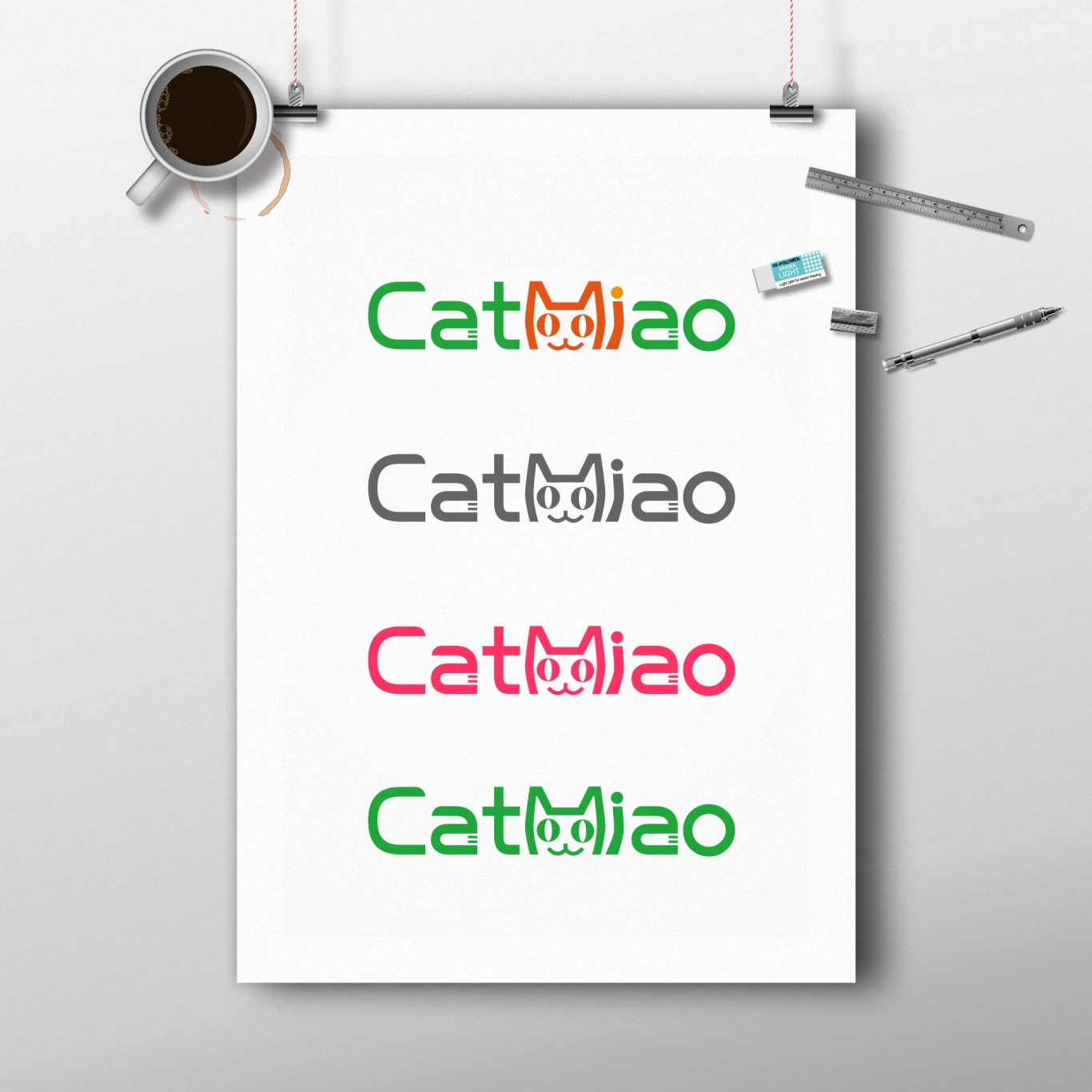 CAT猫logo设计图0