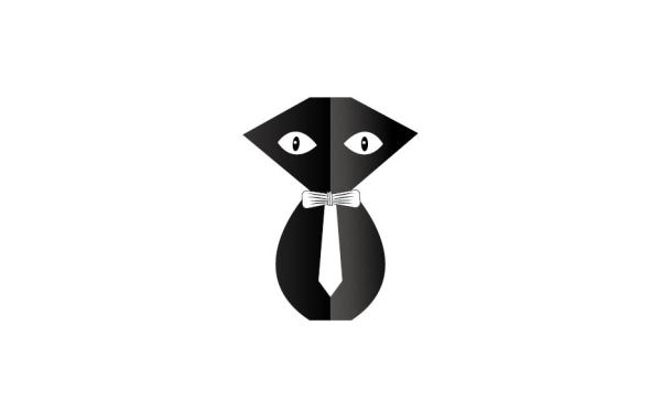 紳士貓logo設計
