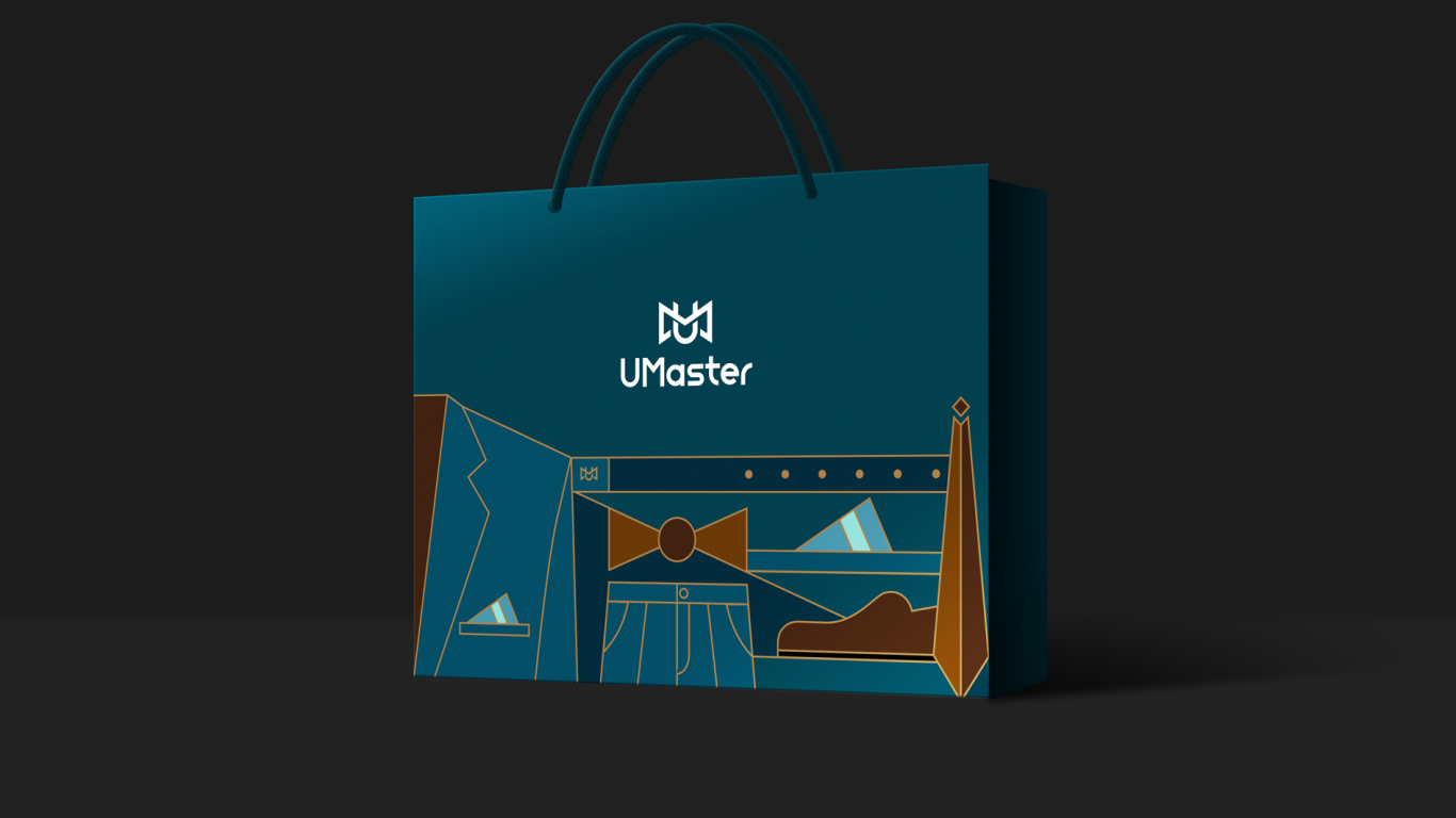 UMaster高級西服品牌包裝設計中標圖1
