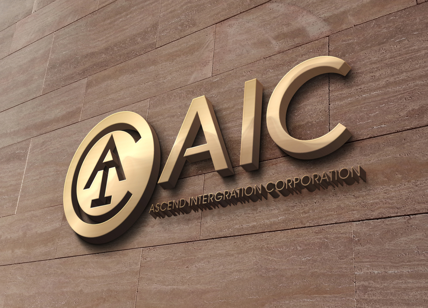 AIC外贸公司标志设计图2