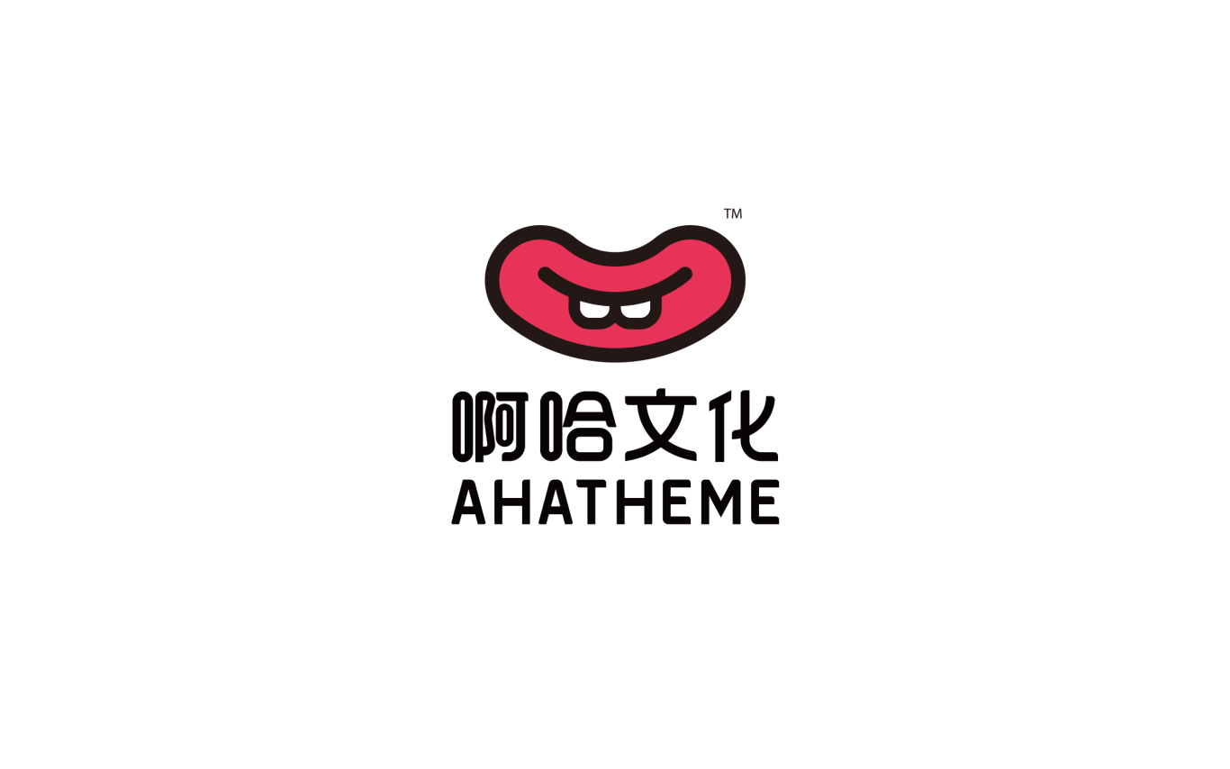 啊哈文化ahatheme logo升级设计案例图5