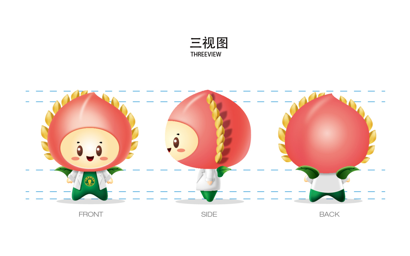 中國營養協會吉祥物設計圖2