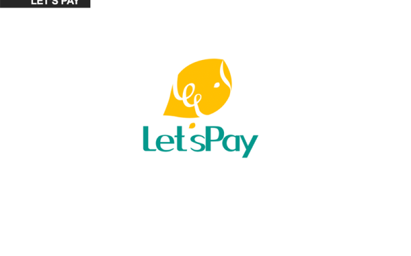 let's pay logo design