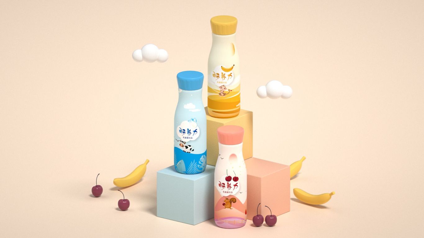 酸奶包装设计图1