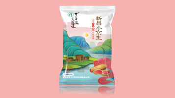 新昌小京生旅游食品品牌包装设计