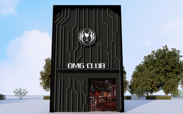 OMG CLUB酒吧門頭設計