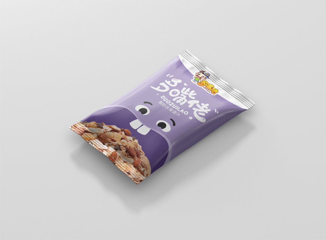 【多嘴佬】酸奶燕麦片包装设计图3