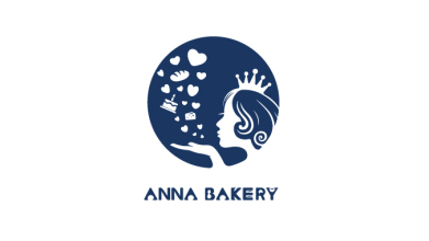 Anna Bakery甜品品牌LOGO设计
