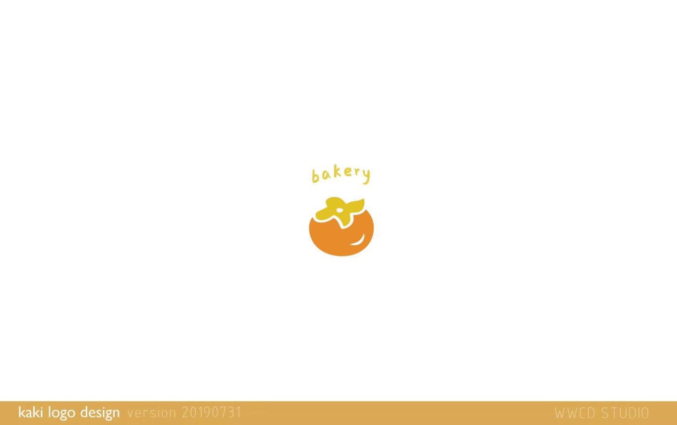 Kaki柿匠面包店logo设计图4