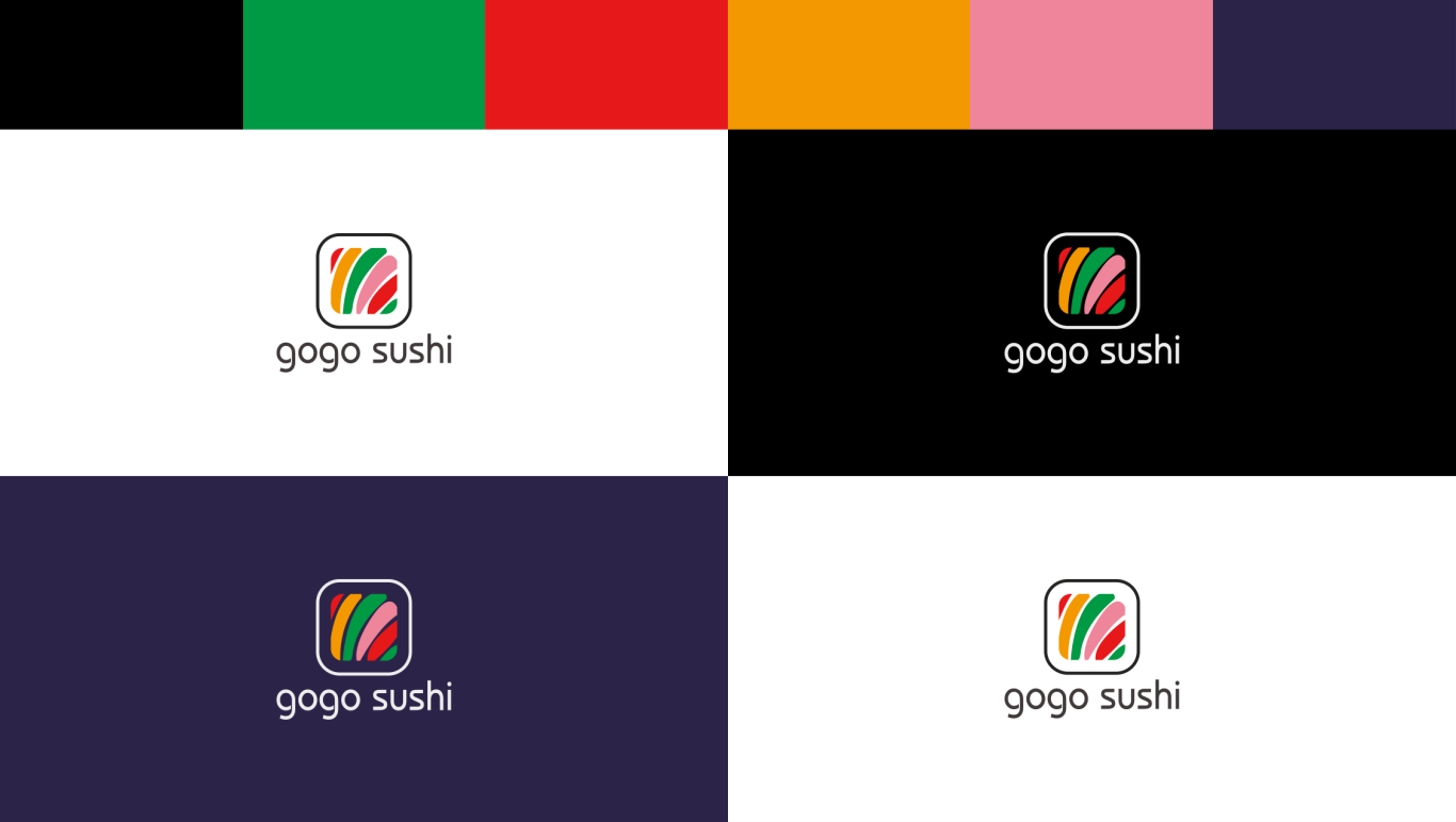 gogo sushi LOGO设计+包装设计图1