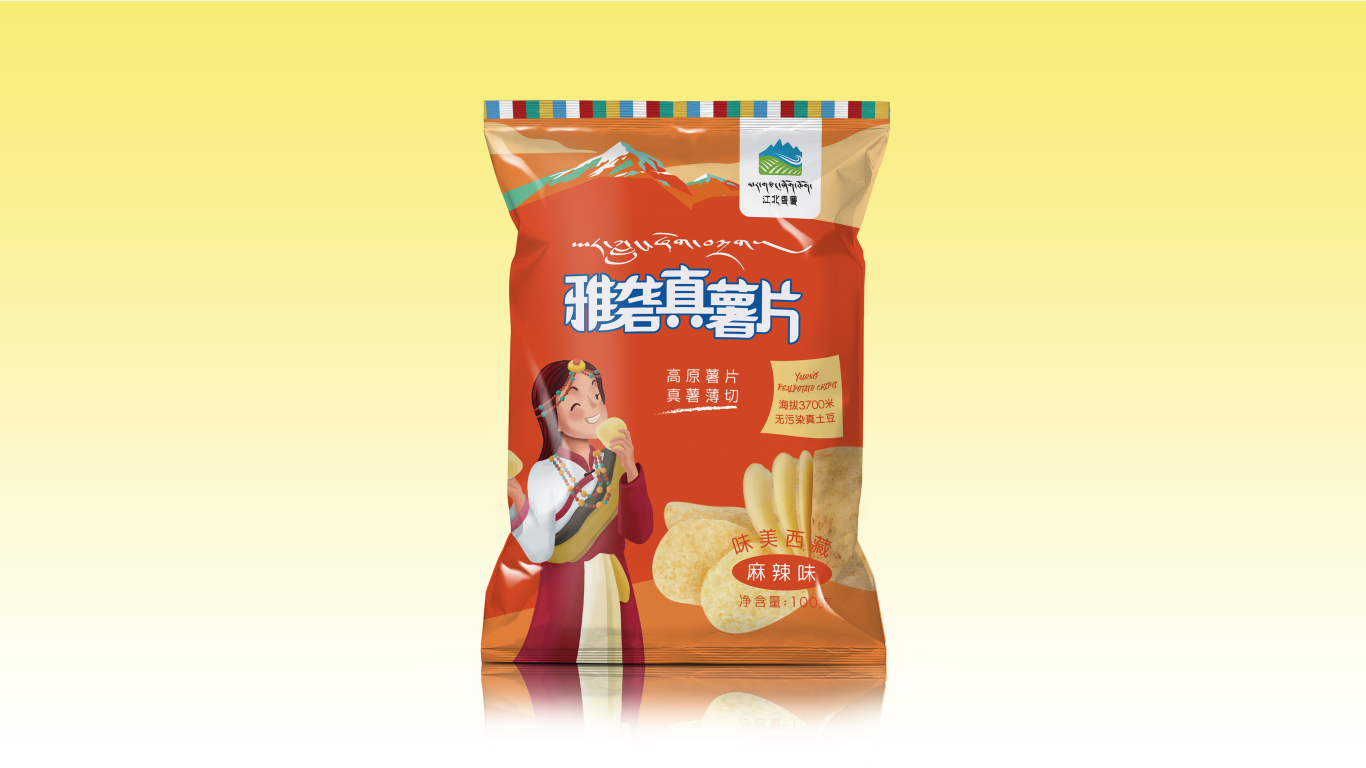 江北香薯食品品牌包装设计中标图1