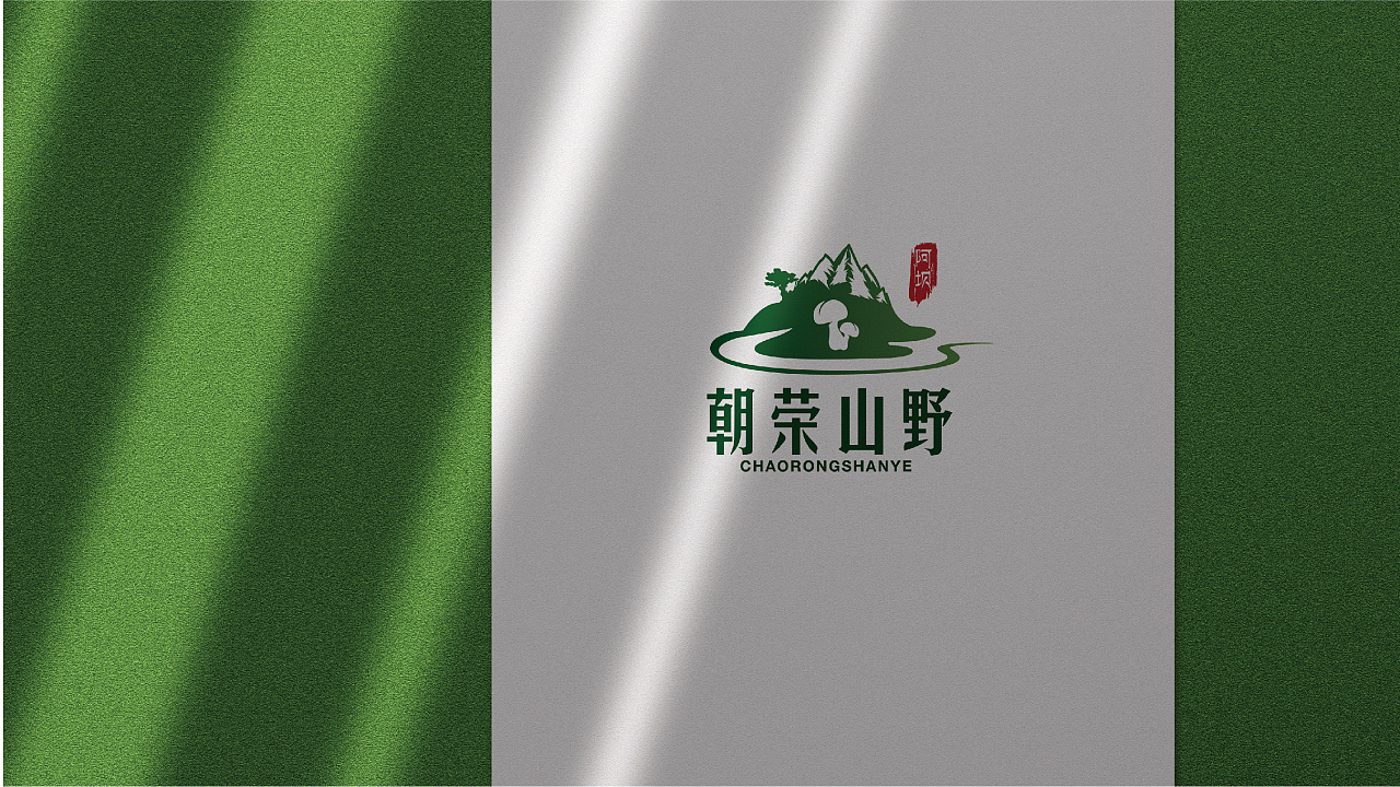 朝荣山野logo+名片设计图18
