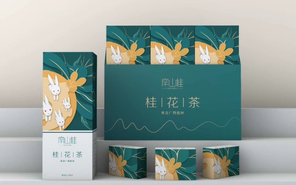 南山桂桂花茶包装设计