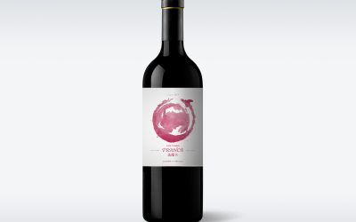 法蘭卡葡萄酒酒標設計
