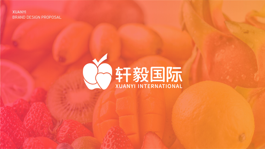 轩毅国际水果销售品牌LOGO设计中标图0