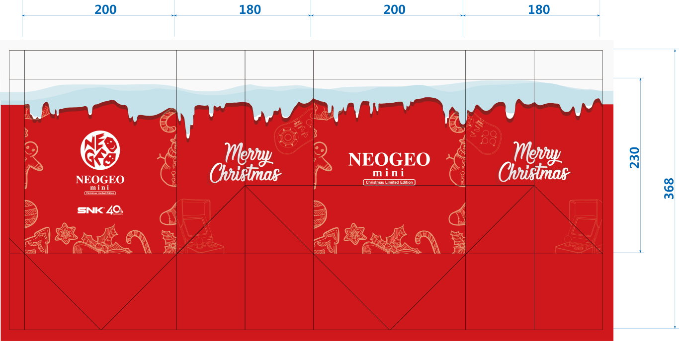 NEOGEOmini圣诞套装  潮牌产品包装设计图1