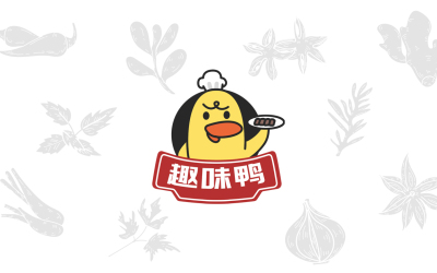 食品類卡通logo設計