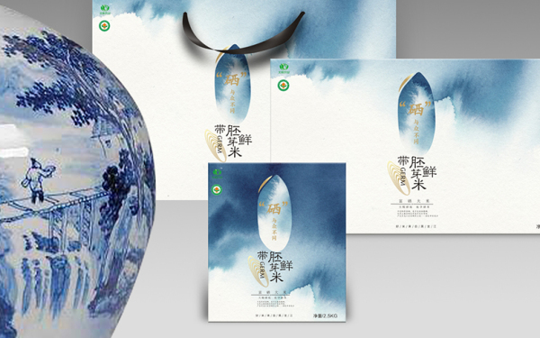  贵州北稻胚芽米品牌包装设计