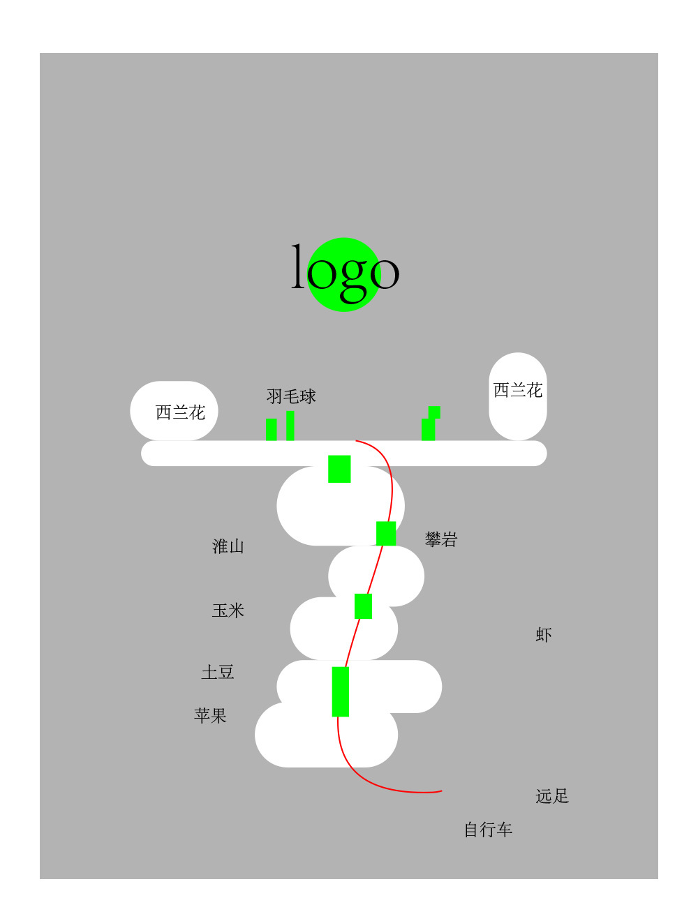 广州花氧轻食标志设计&宣传语改进，创意摄影海报设计图9