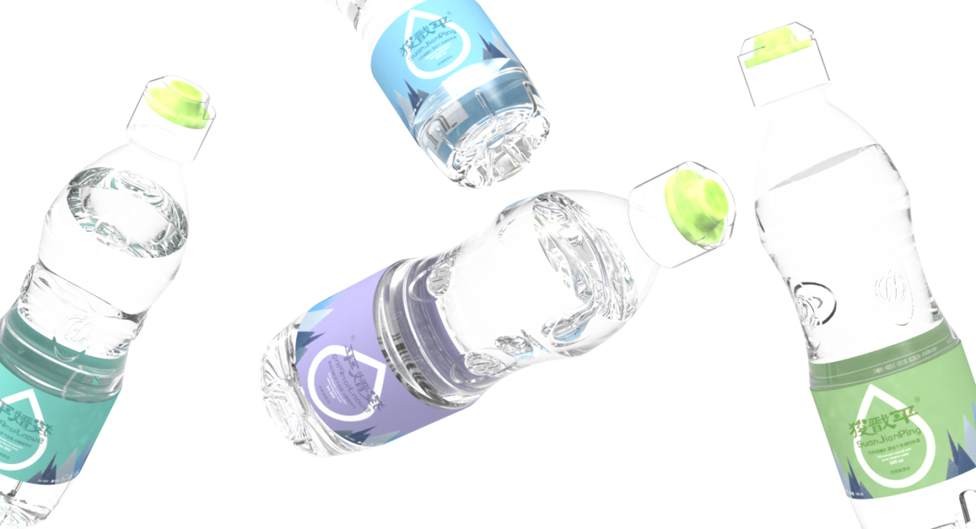 矿泉水瓶贴包装视觉设计图19