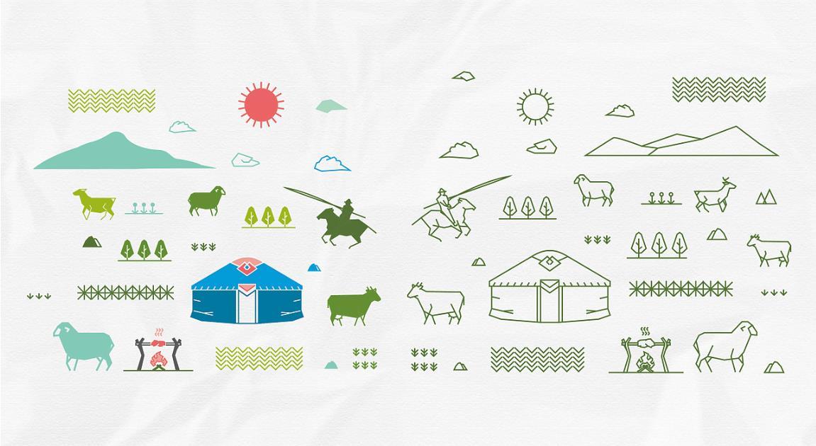 农牧业夏季牧场美食品牌VI设计图5