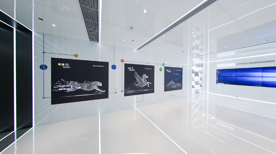电子科技公司展厅展示设计图3