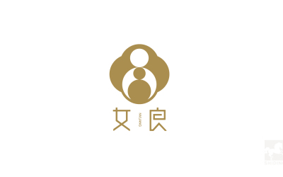 女良-母婴产品品牌logo设计