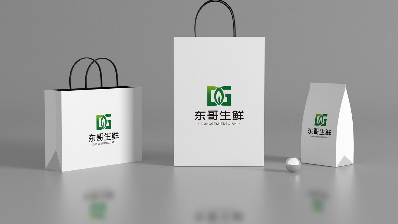 东哥生鲜品牌logo设计