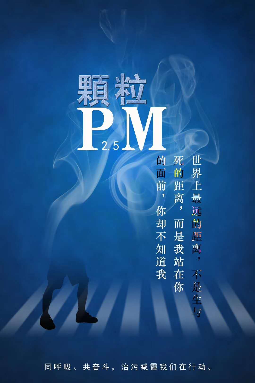 PM2.5防霧薶海報設計圖0