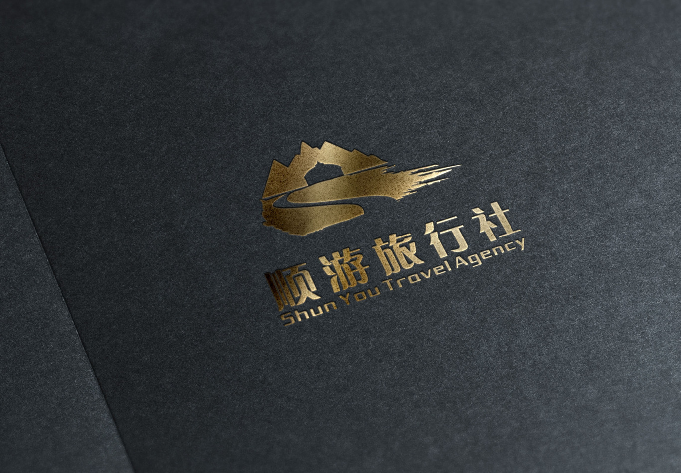 顺游旅行社有限公司logo设计图1