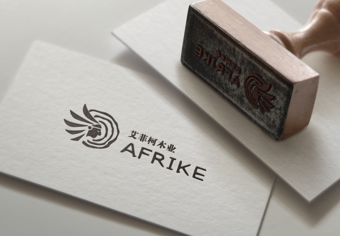   AFRIKE 艾菲柯木业logo设计图2