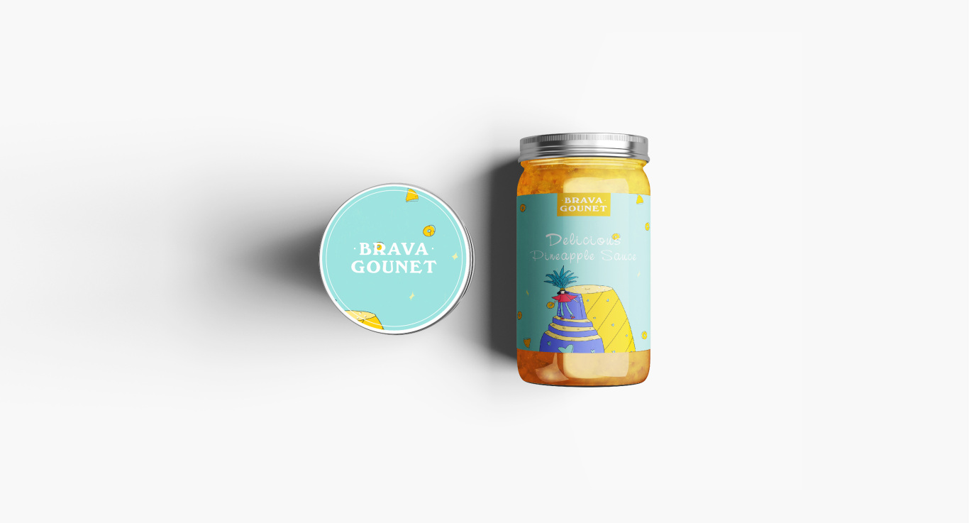 BRAVA GOUNET 果醬包裝設計圖3